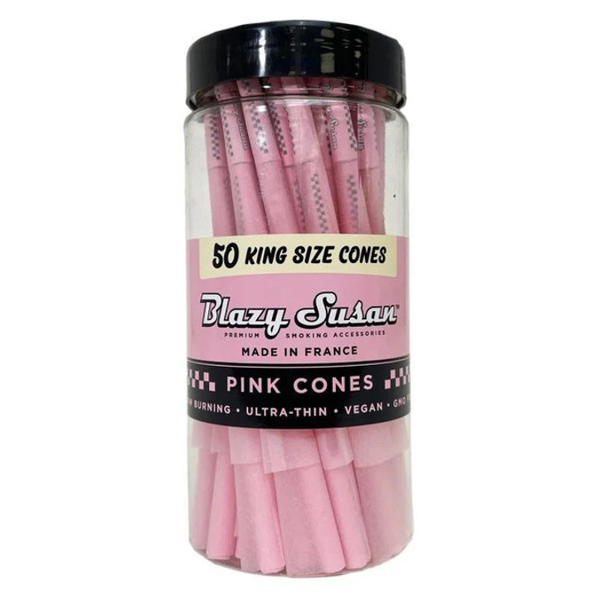 Picture of BLAZY SUSAN PINK CONES KING SIZE 50CT JAR