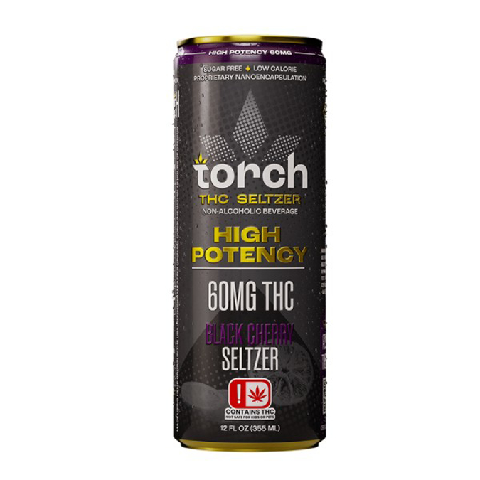 Picture of TORCH THC SELTZER 60MG   BLACK CHERRY