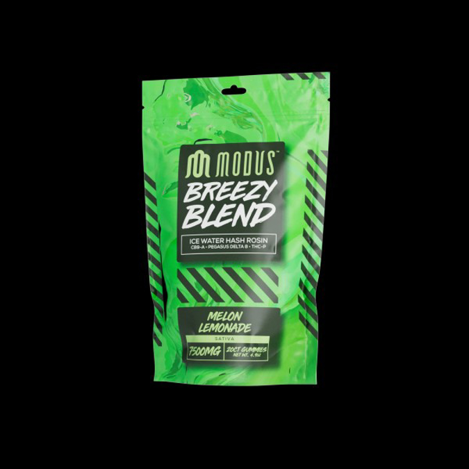 Picture of MODUS BREEZY BLEND 7500MG MELON LEMONADE 20 CT GUMMIES