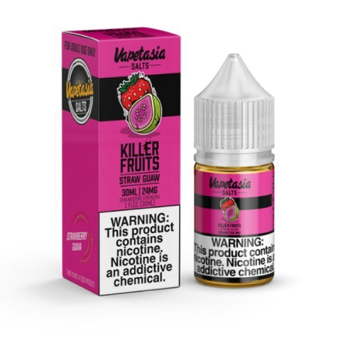 Picture of VAPETASIA 24MG 30ML - STRAW GUAW