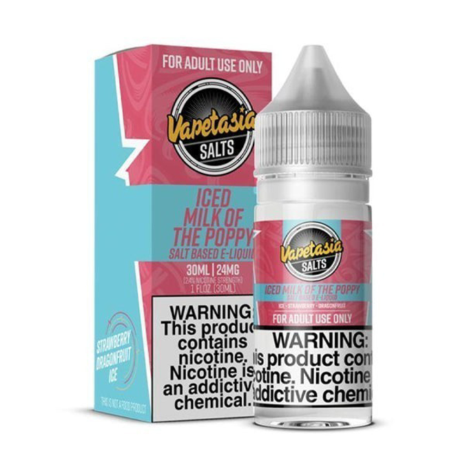 Picture of VAPETASIA ICED 48MG 30ML - MILK OF POPPY