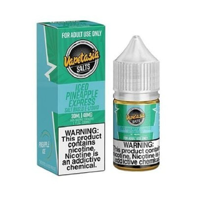 Picture of VAPETASIA ICED 48MG 30ML - PINEAPPLE EXPRESS