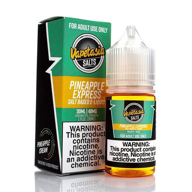 Picture of VAPETASIA SALTS 48MG 30ML PINEAPPLE EXPRESS
