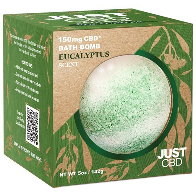 Picture of JUST CBD BATH BOMB   EUCALYPTUS