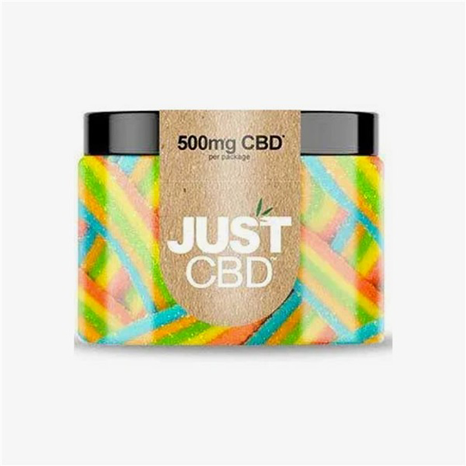 Picture of JUST CBD   DELTA RIBBONS 500MG 100CT