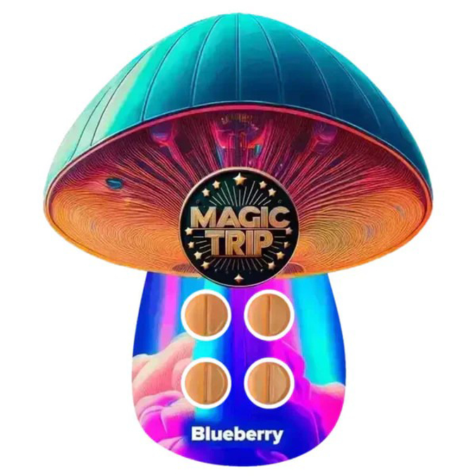 Picture of MAGIC TRIP MUSHROOM TABLET 4PK 10CT BLUEBERRY
