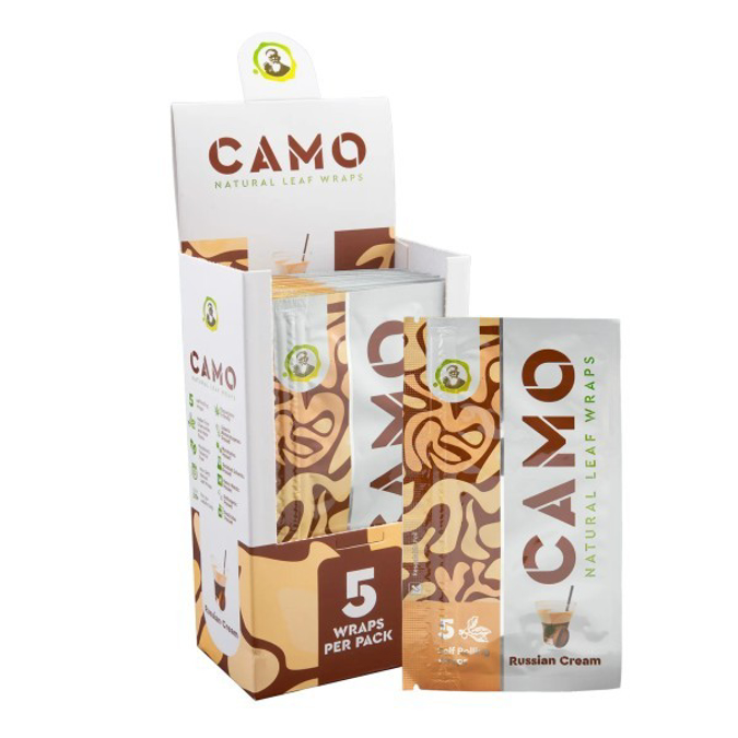 Picture of CAMO NATURAL LEAF WRAP 5PK   RUSSIAN CREAM