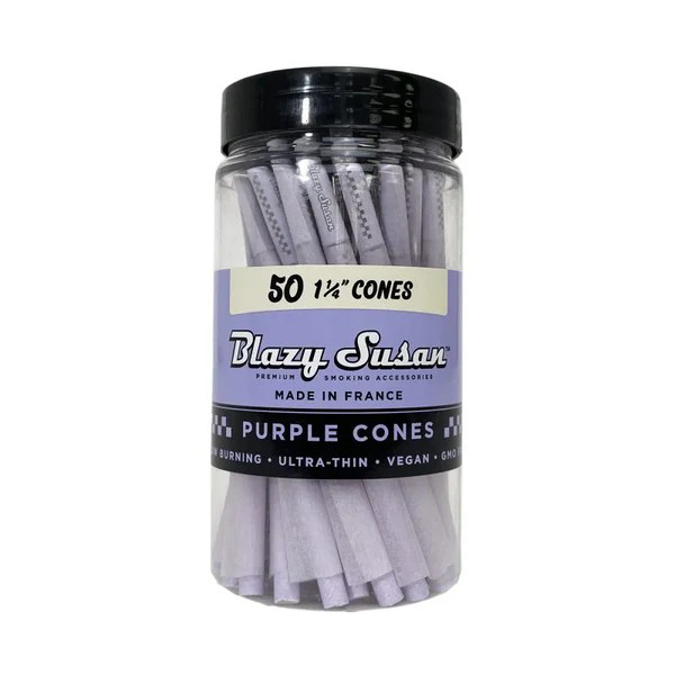 Picture of BLAZY SUSAN 50 1 14 CONES 50 CT PURPLE CONES