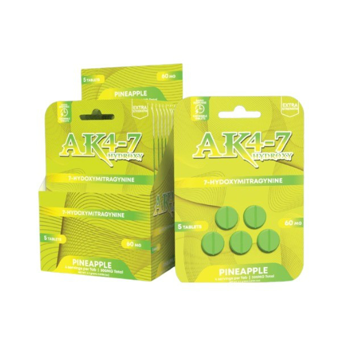 Picture of AK4-7 HYDROXY 7OH 60MG 5CT - PINEAPPLE