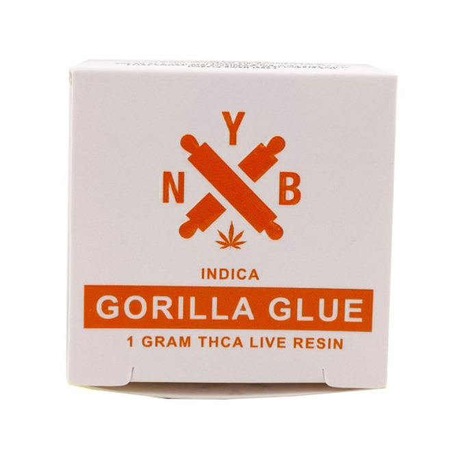 Picture of NYB THCA LIVE RESIN DAB 1G - GORILLA GLUE (INDICA)