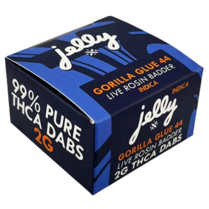 Picture of NYB JELLY THCA LIVE ROSIN DAB 2G  - GORILLA GLUE 44 (INDICA)