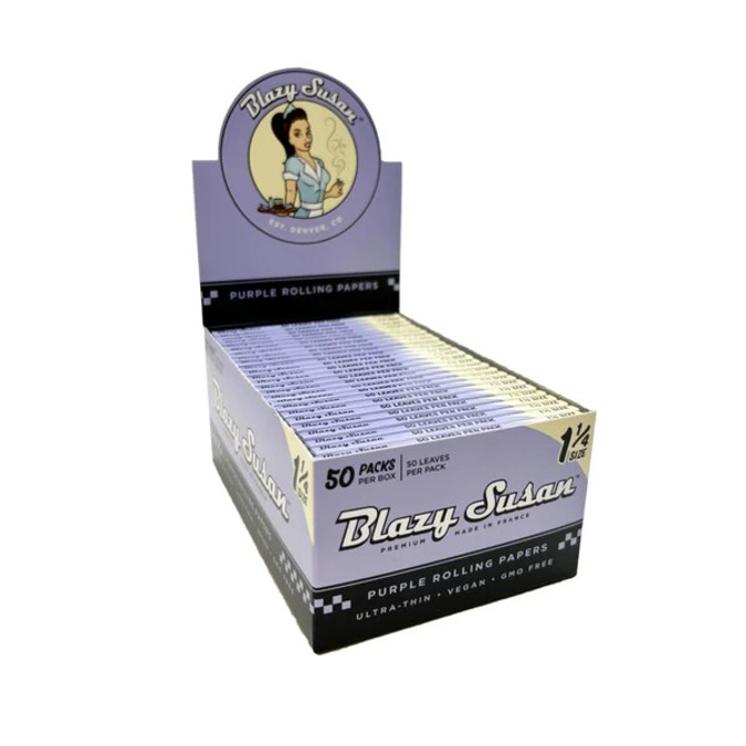 Picture of BLAZY SUSAN1 14 ROLLING PAPERS 50PK PURPLE