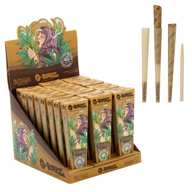 Picture of G ROLLZ  COLLECTOR COLLOSAL DREAM UNBLEACHED 3 KS CONES