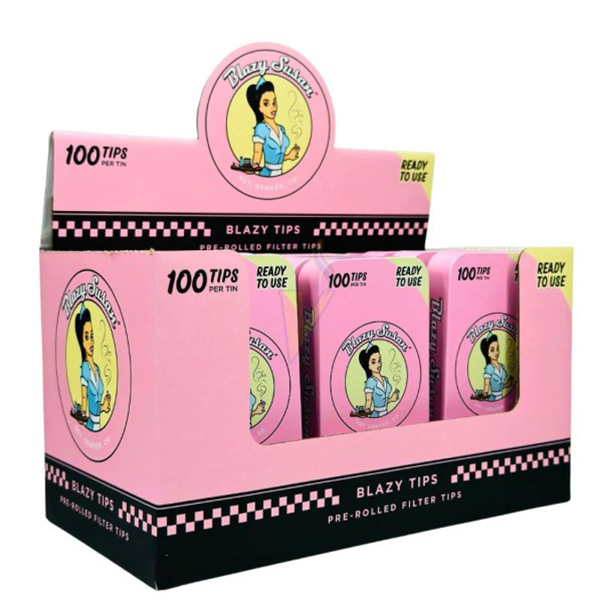 Picture of BLAZY SUZAN PRE ROLLED FILTER TIPS 100CT