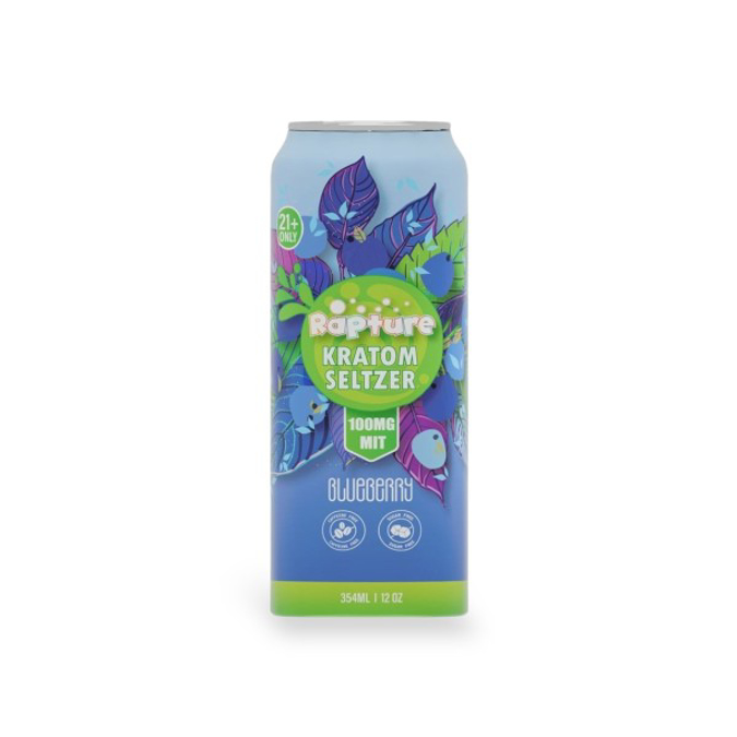 Picture of RAPTURE KRATOM SELTZER BLUEBERRY 100MG
