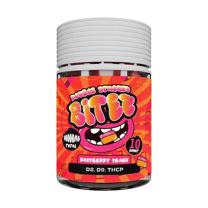 Picture of DOUBLE STACKED BITEZ THCP 10000MG - RASPBERRY PEACH