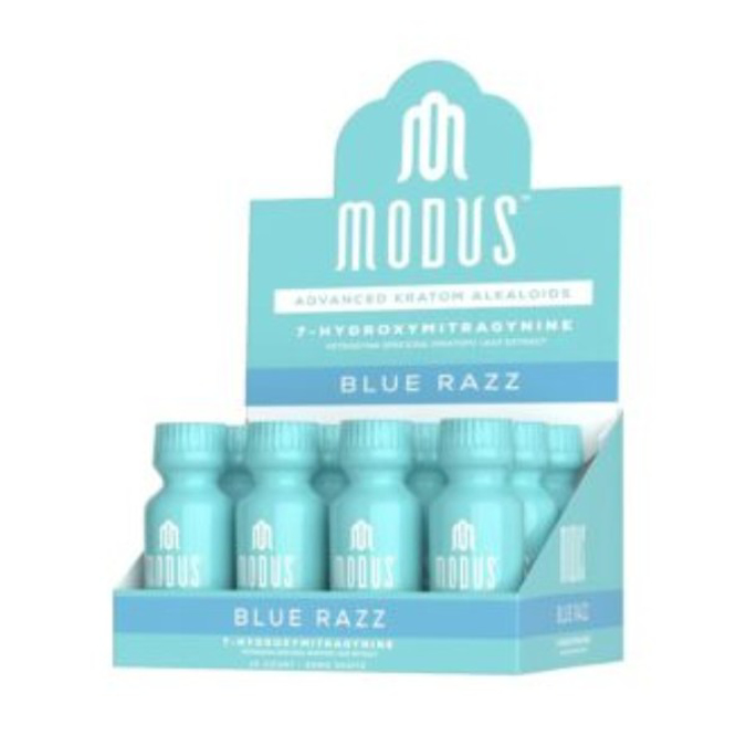 Picture of MODUS 7 HYDROXY SHOTS BLUE RAZZ 12CT