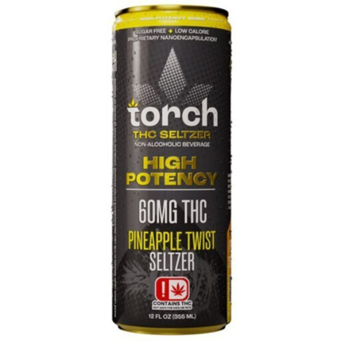 Picture of TORCH THC SELTZER 60MG 4CT PINEAPPLE TWIST