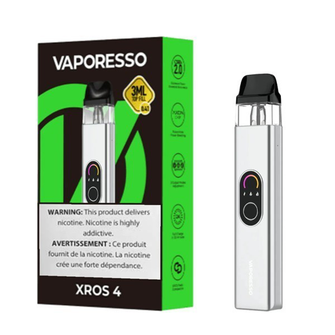 Picture of VAPORESSO XROS KIT 4 SILVER