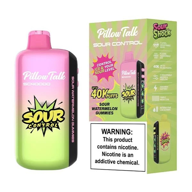 Picture of PILLOW TALK SWEET CONTROL 40K SOUR WATERMELON GUMMIES