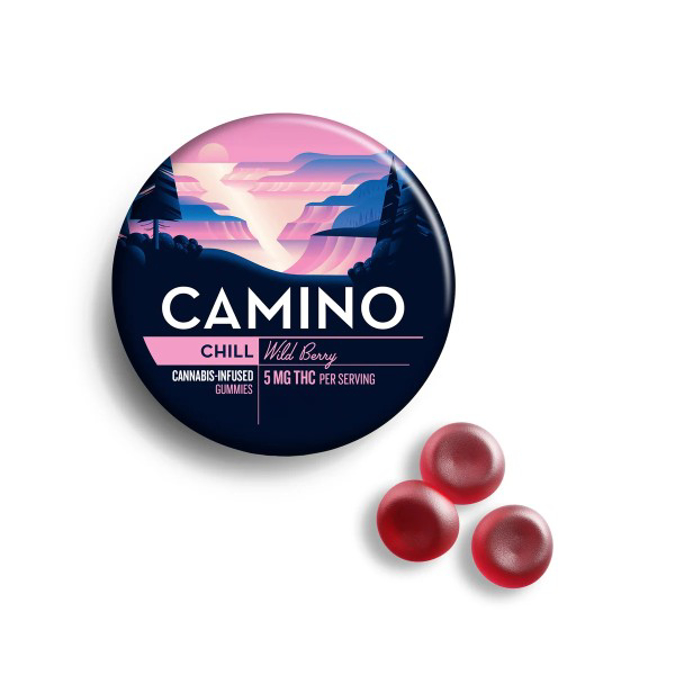 Picture of CAMINO CHILL 5MG THC 10MG CBG - WILD BERRY
