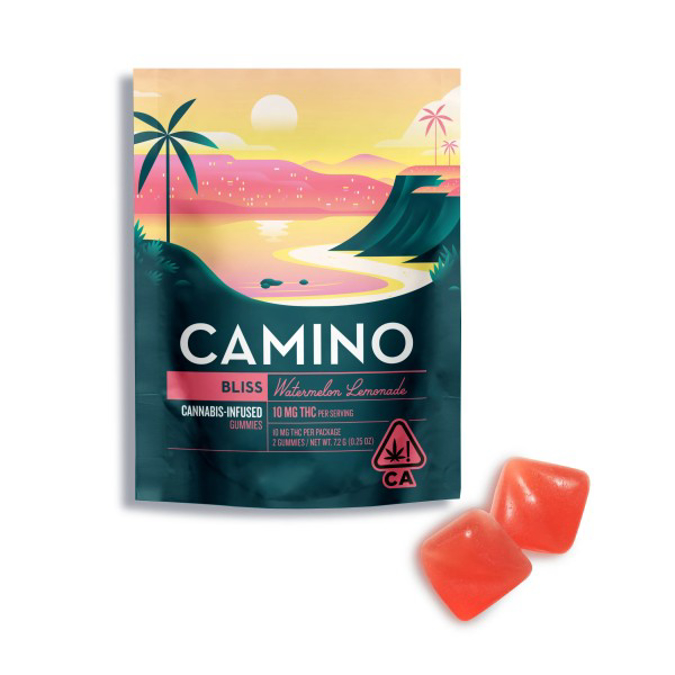Picture of CAMINO BLISS 5MG THC 10MG CBG - WATERMELON LEMONADE