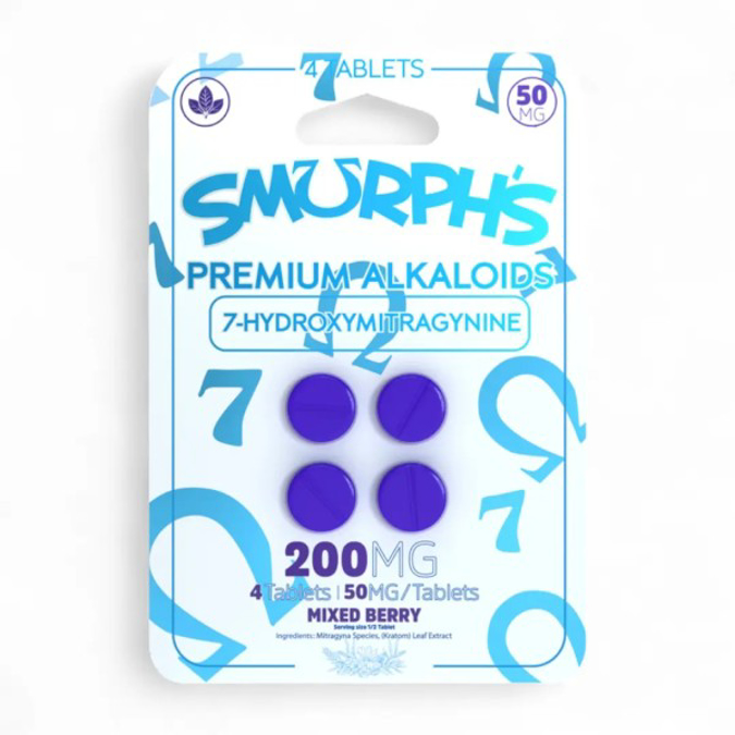 Picture of SMURFS 7 HYDROXY 200MG 4CT MIXED BERRY