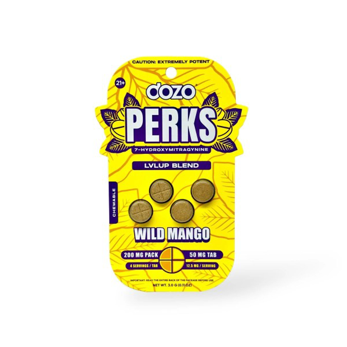 Picture of DOZO PERKS 7OH 4CT 50MG - WILD MANGO