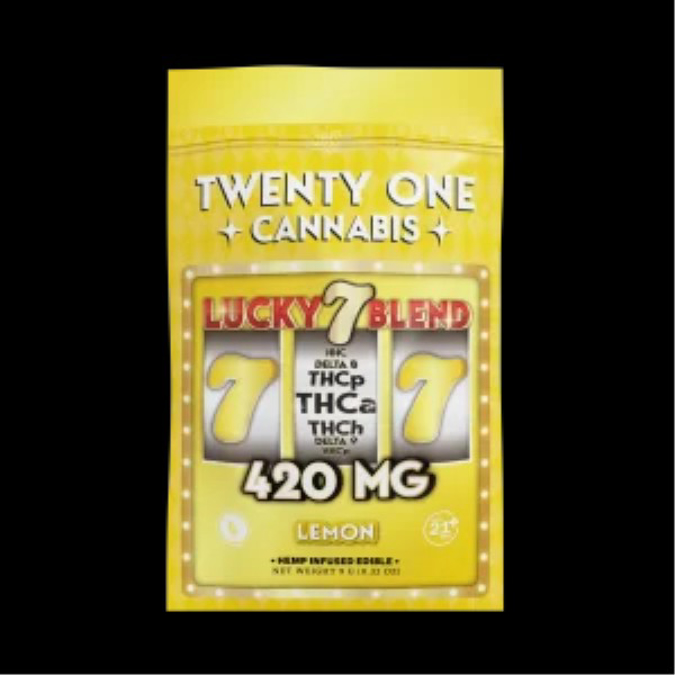 Picture of TWENTY ONE CANNABIS LUCKY 7 BLEND 30CT - LEMON