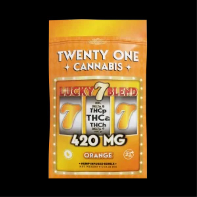 Picture of TWENTY ONE CANNABIS LUCKY 7 BLEND ORANGE