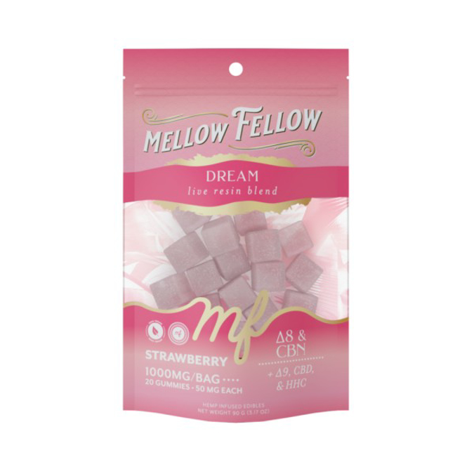 Picture of MELLOW FELLOW LIVE RESIN 2PCS STRAWBERRY100MG