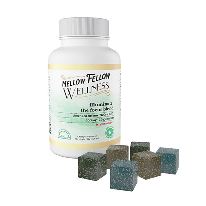 Picture of MELLOW FELLOW WELLNESS THE FOCUS BLEND 600MG 30 CT TROPIC MEDLEY