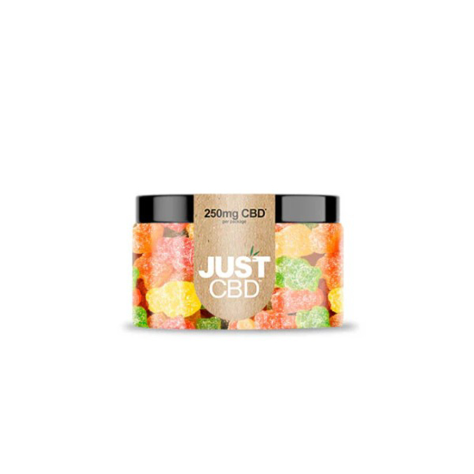 Picture of JUST CBD   DELTA HEMP INFUSED GUMMIES SOUR BEARS 250MG