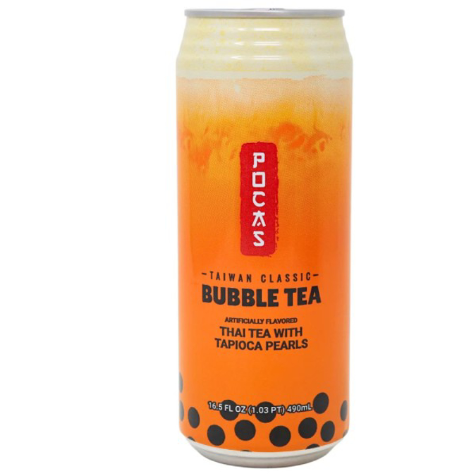 Picture of POCAS BUBBLE TEA 490ml - THAI TEA