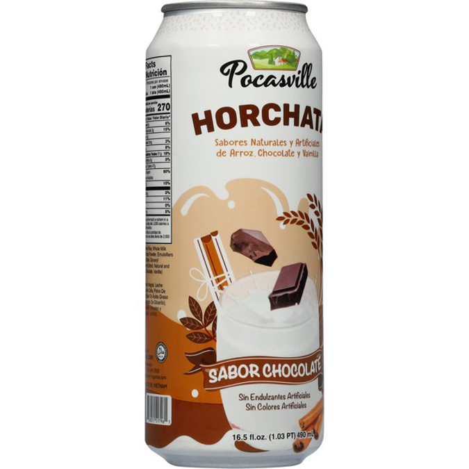 Picture of POCASVILLE HORCHATA 490ml DRINK - SABOR CHOCOLATE