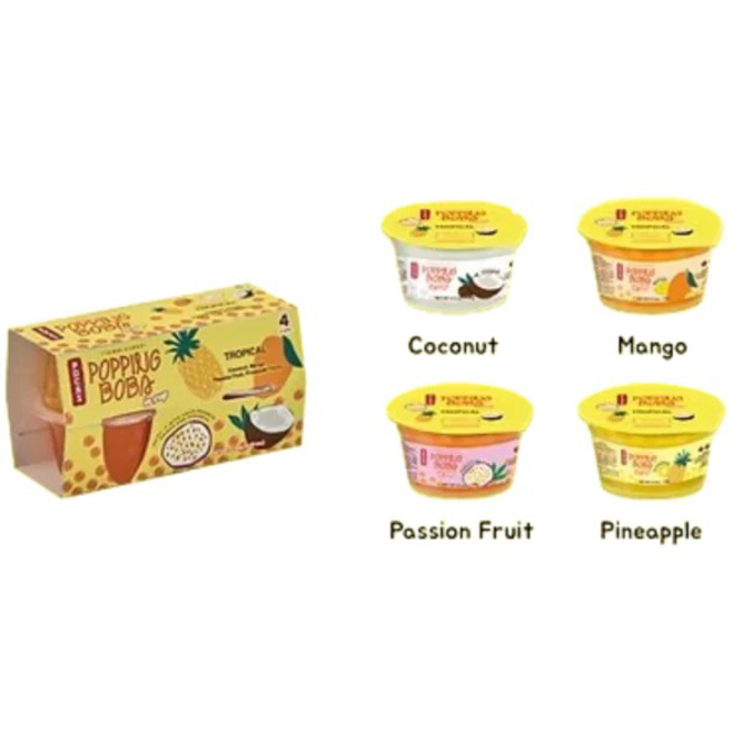 Picture of POCAS POPPING BUBBA CUP 4PK - TROPICAL