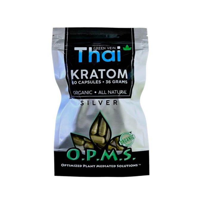 Picture of OPMS GREEN VEIN THAI KRATOM 60CAP