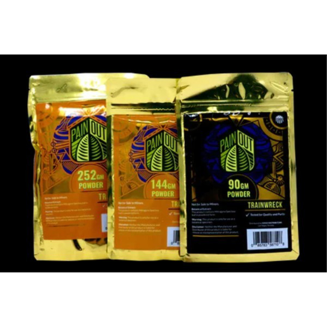 Picture of PAIN OUT KRATOM 252G POWDER - TRAIN WRECK