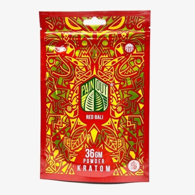 Picture of PAIN OUT KRATOM 36G POWDER -  RED BALI