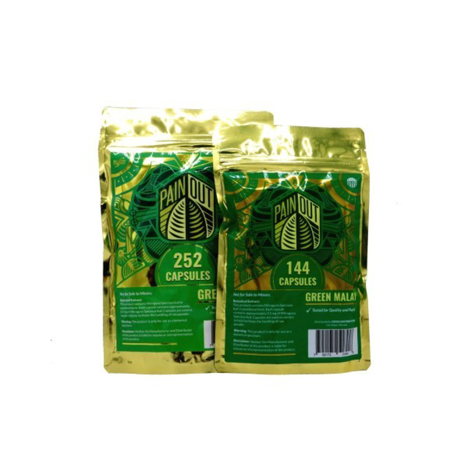 Picture of PAIN OUT KRATOM 1008 CAPS - GREEN MALAY