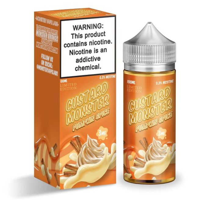 Picture of CUSTARD MONSTER 3MG 100ML - PUMPKIN SPICE