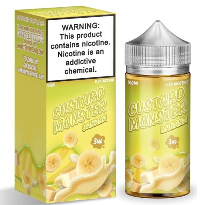 Picture of CUSTARD MONSTER 6MG 100ML - BANANA