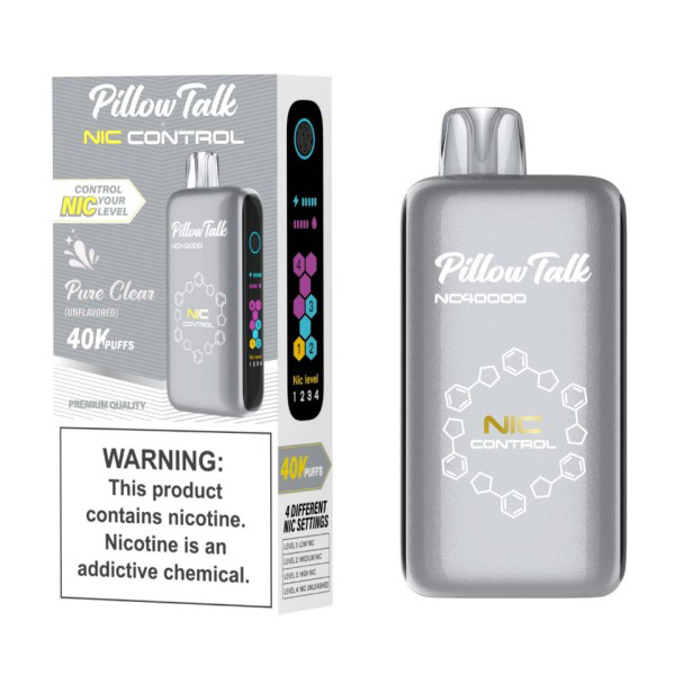 Picture of PILLOW TALK 40K NIC CONTROL PURE CLEAR