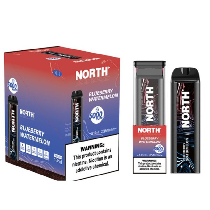 Picture of NORTH 5K PUFFS BLUEBERRY WATERMELON