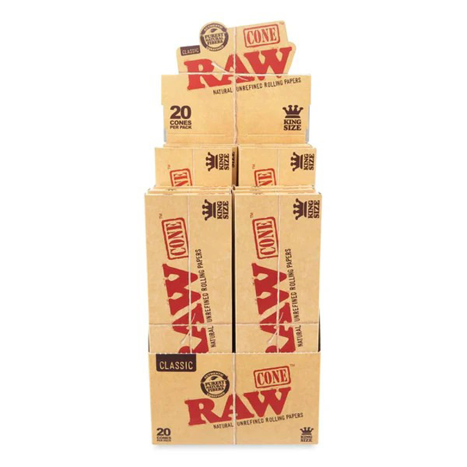 Picture of RAW CLASSIC 20PK 70MM45MM PRE ROLL CONES 12BX