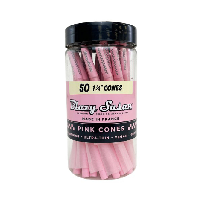 Picture of BLAZY SUSAN 114 PINK PRE ROLLED CONES 50 CT