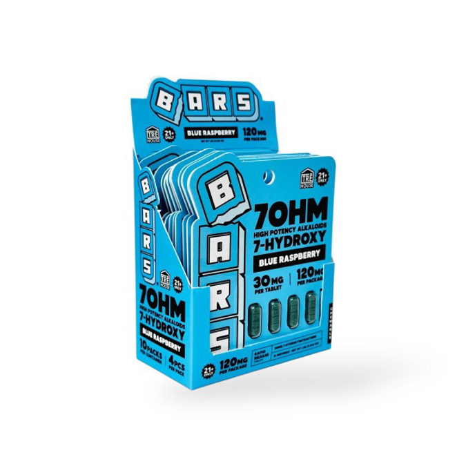 Picture of TRE HOUSE 7 HYDROXY BLUE RASPBERRY 30 MG TABLET  4 CT