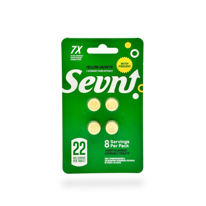 Picture of SEVNT YELLOW JACKETS 7 HYDROXY 22MG PER TABLET