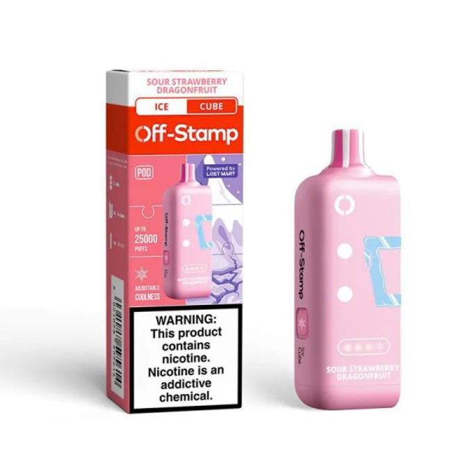 Picture of OFF STAMP 25K POD SOUR STRAWBERRY DRAGONFRUIT