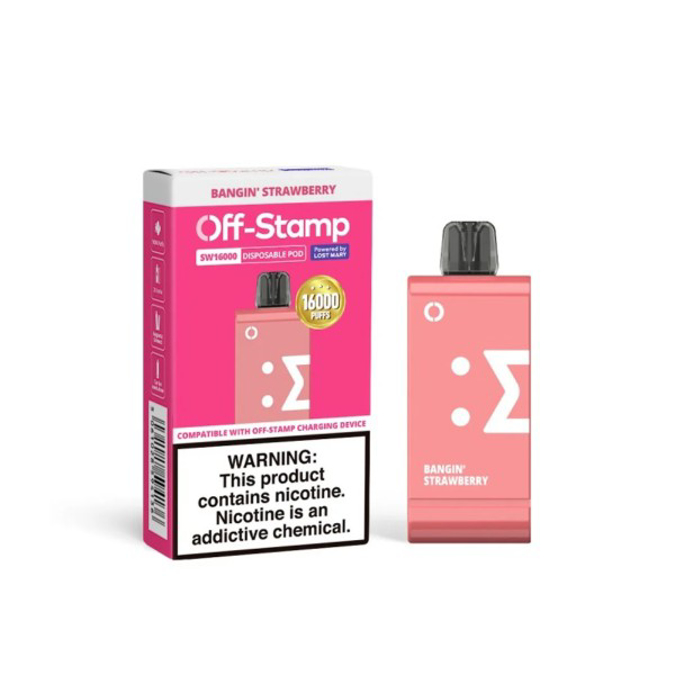 Picture of OFF STAMP CRYSTAL POD 35K - BANGIN STRAWBERRY